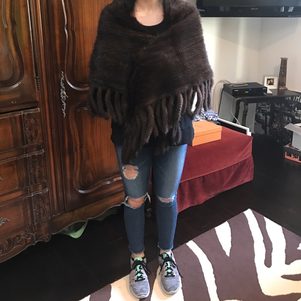 Mink Knit Shawl